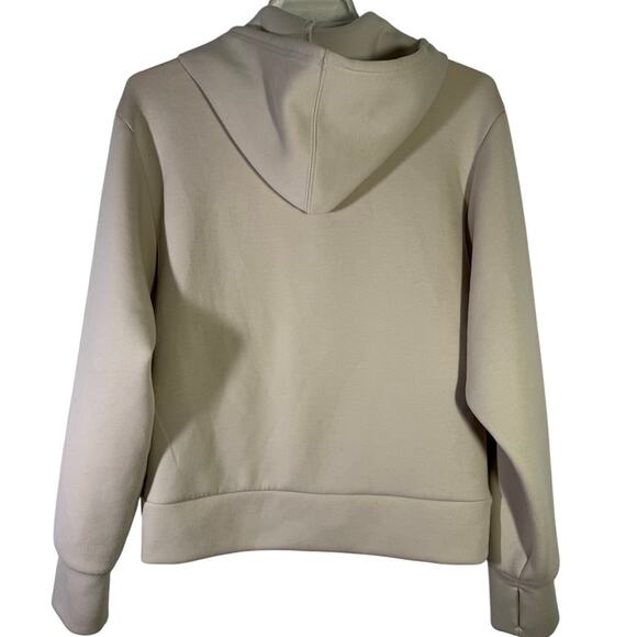 Spyder Women's M Raglan Cream Sleeve Zip Up Hoodie - Picture 2 of 4